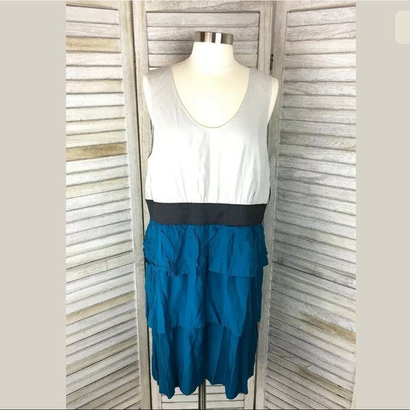 Mossimo Colorblock Tiered Dress Sz XL Nwt - Picture 1 of 6